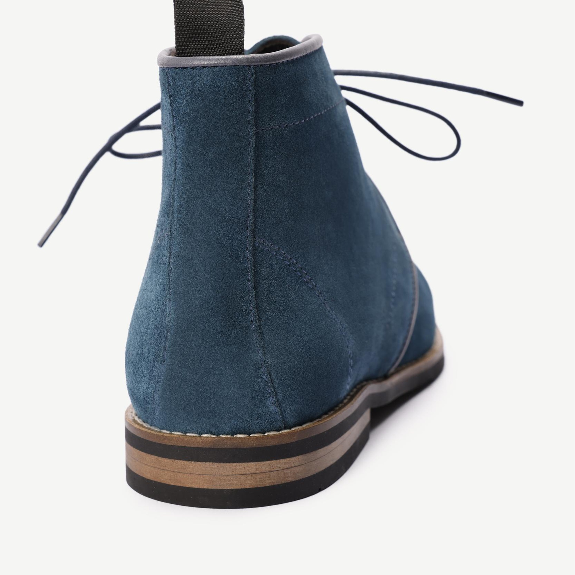 YARGICI Renk Detaylı Deri Süet Bot