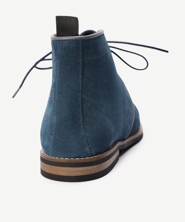  YARGICI Renk Detaylı Deri Süet Bot