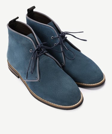  YARGICI Renk Detaylı Deri Süet Bot