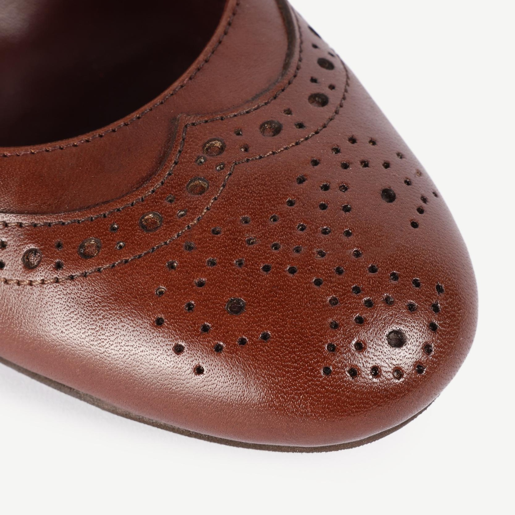 YARGICI Yumuşak Tabanlı Deri Topuklu Ayakkabı