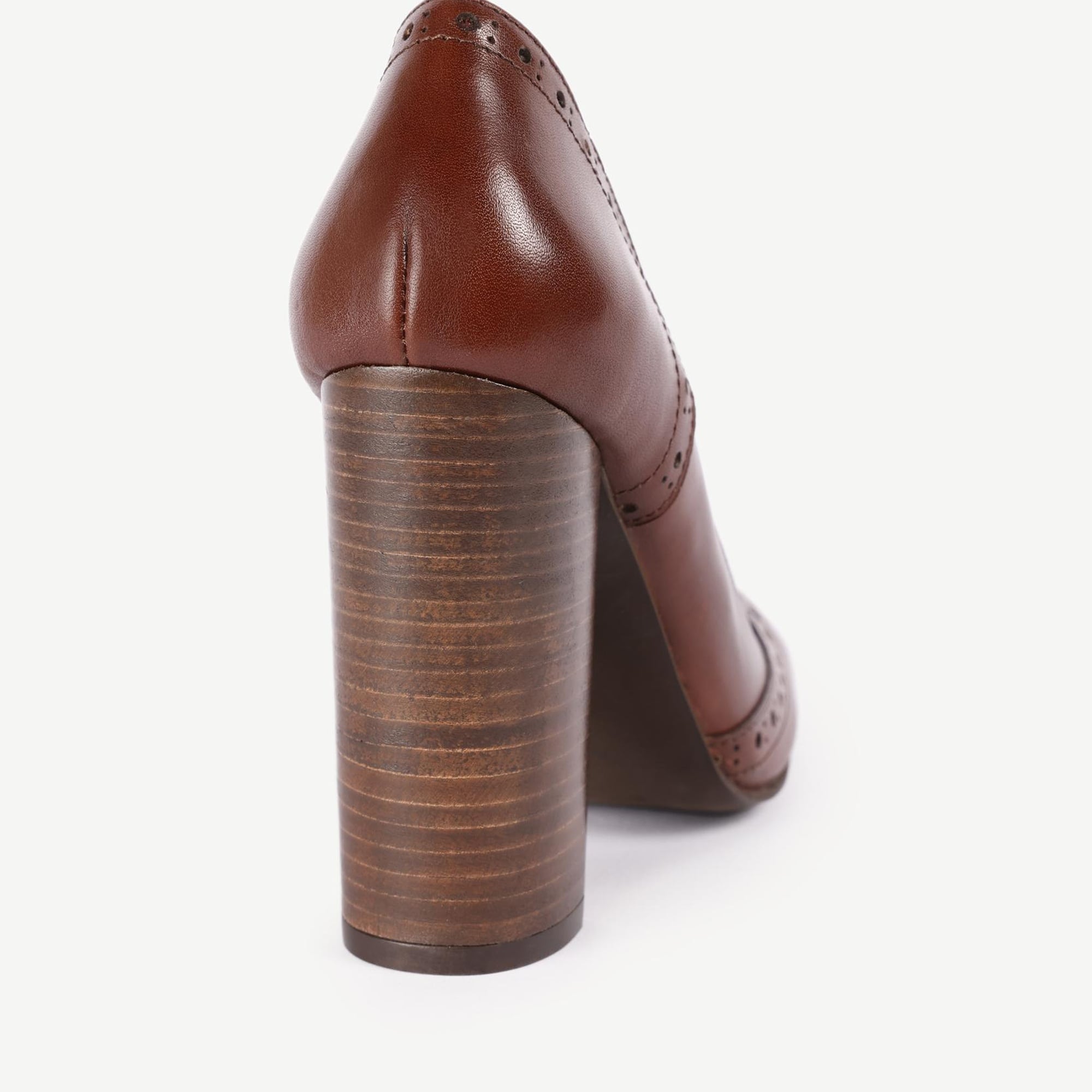 YARGICI Yumuşak Tabanlı Deri Topuklu Ayakkabı