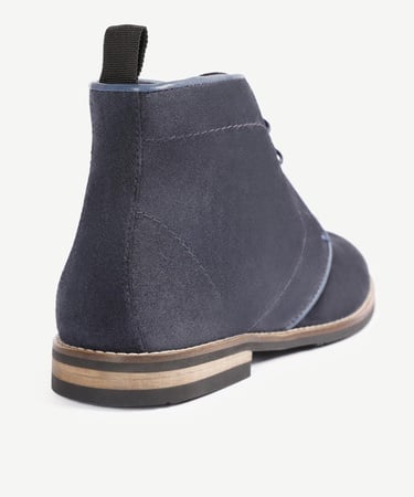  YARGICI Renk Detaylı Deri Süet Bot