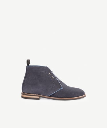  YARGICI Renk Detaylı Deri Süet Bot