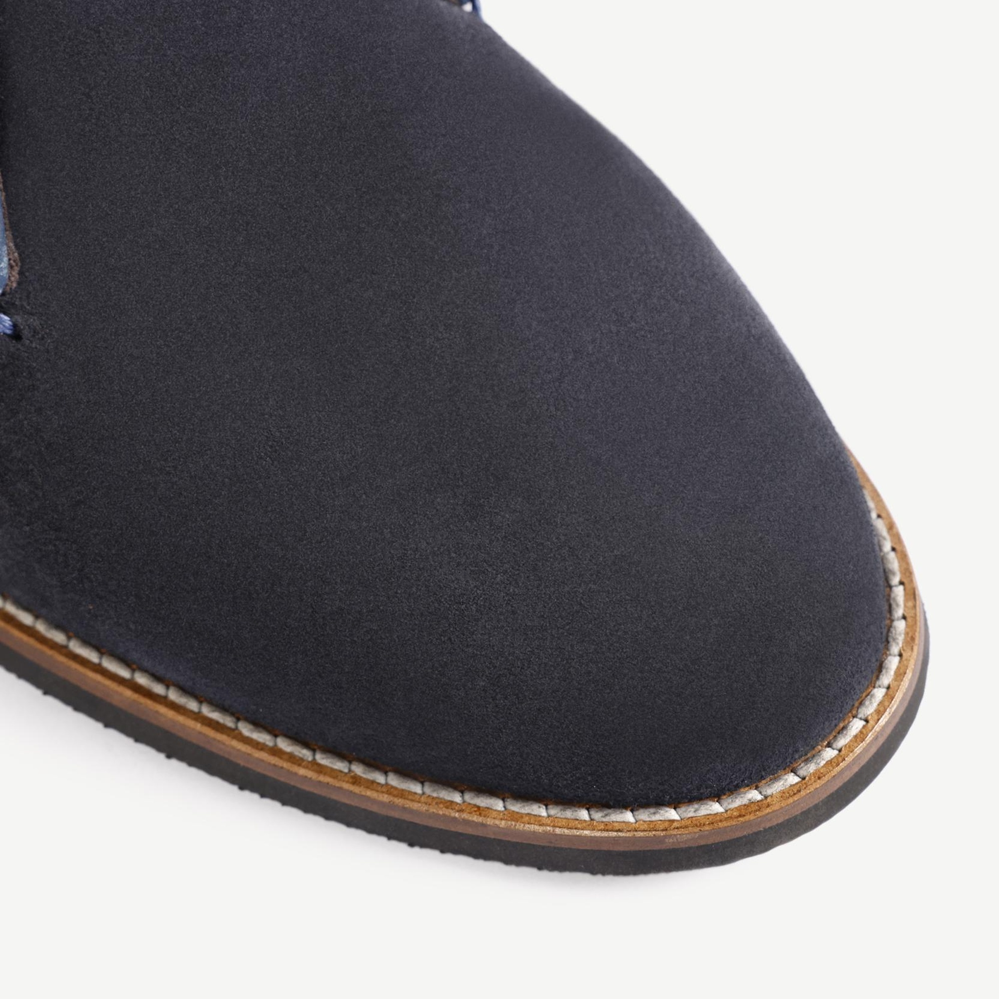 YARGICI Renk Detaylı Deri Süet Bot