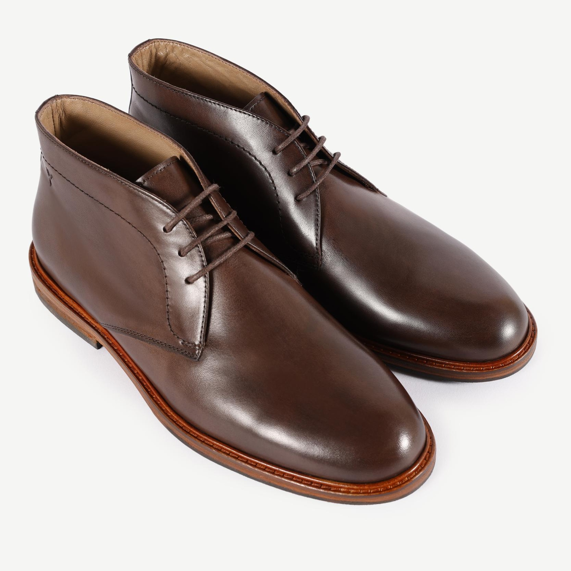 YARGICI İki Bağlı Yumuşak Deri Bot