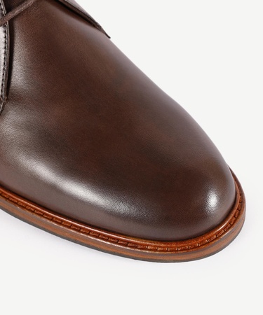  YARGICI İki Bağlı Yumuşak Deri Bot