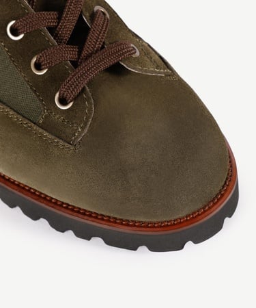  YARGICI Retro Kalın Tabanlı Deri Bot