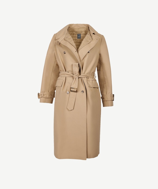  YARGICI Yelekli Çift Kat Pardösü