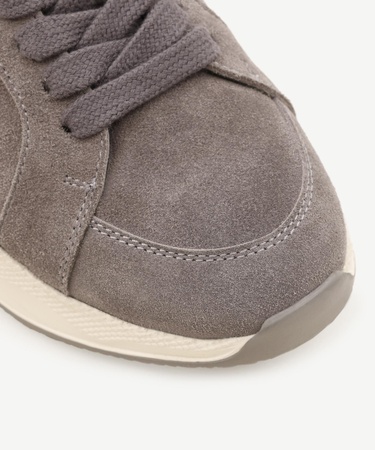  YARGICI Tay Tüyü Detaylı Deri Sneaker