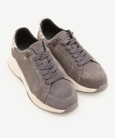  YARGICI Tay Tüyü Detaylı Deri Sneaker