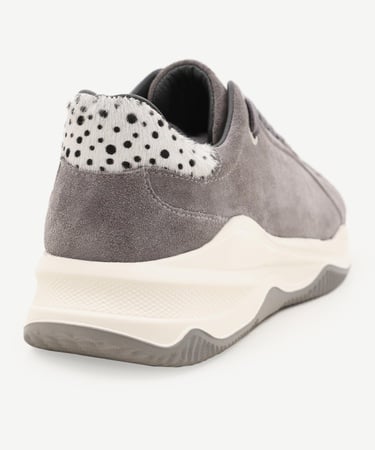  YARGICI Tay Tüyü Detaylı Deri Sneaker