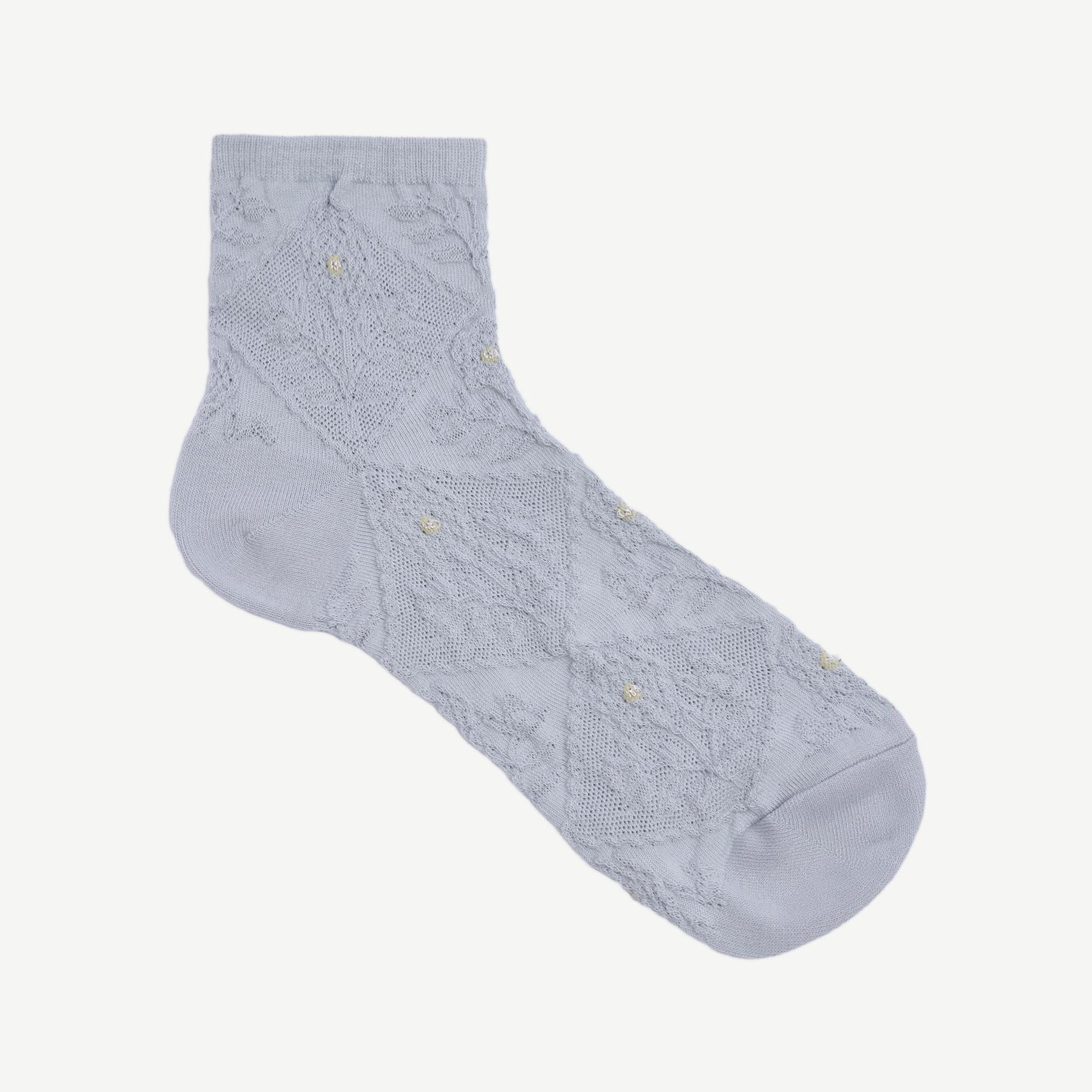 YARGICI Lurex Detaylı Motifli Çorap