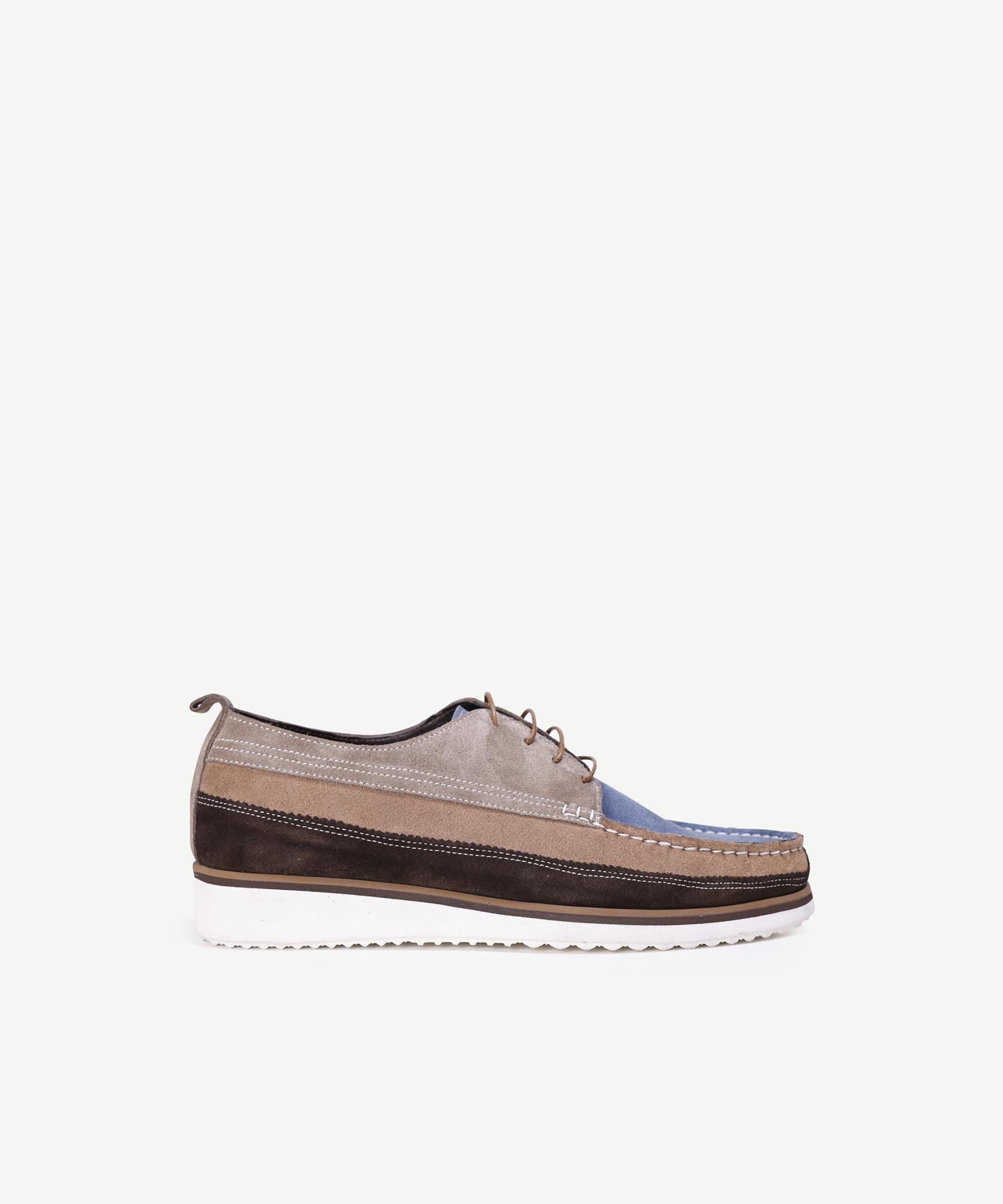  YARGICI Retro Görünümlü Süet Deri Ayakkabı