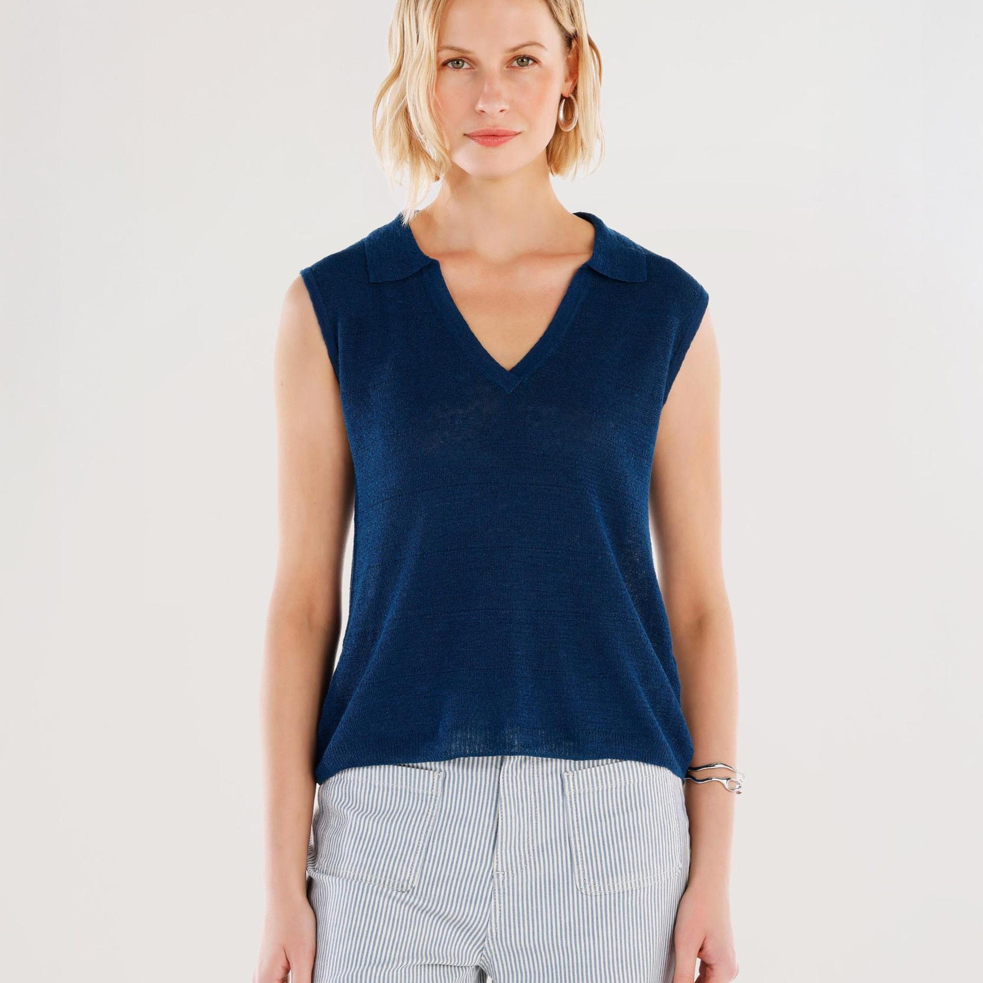 YARGICI Polo Yaka Kısa Kollu Kazak