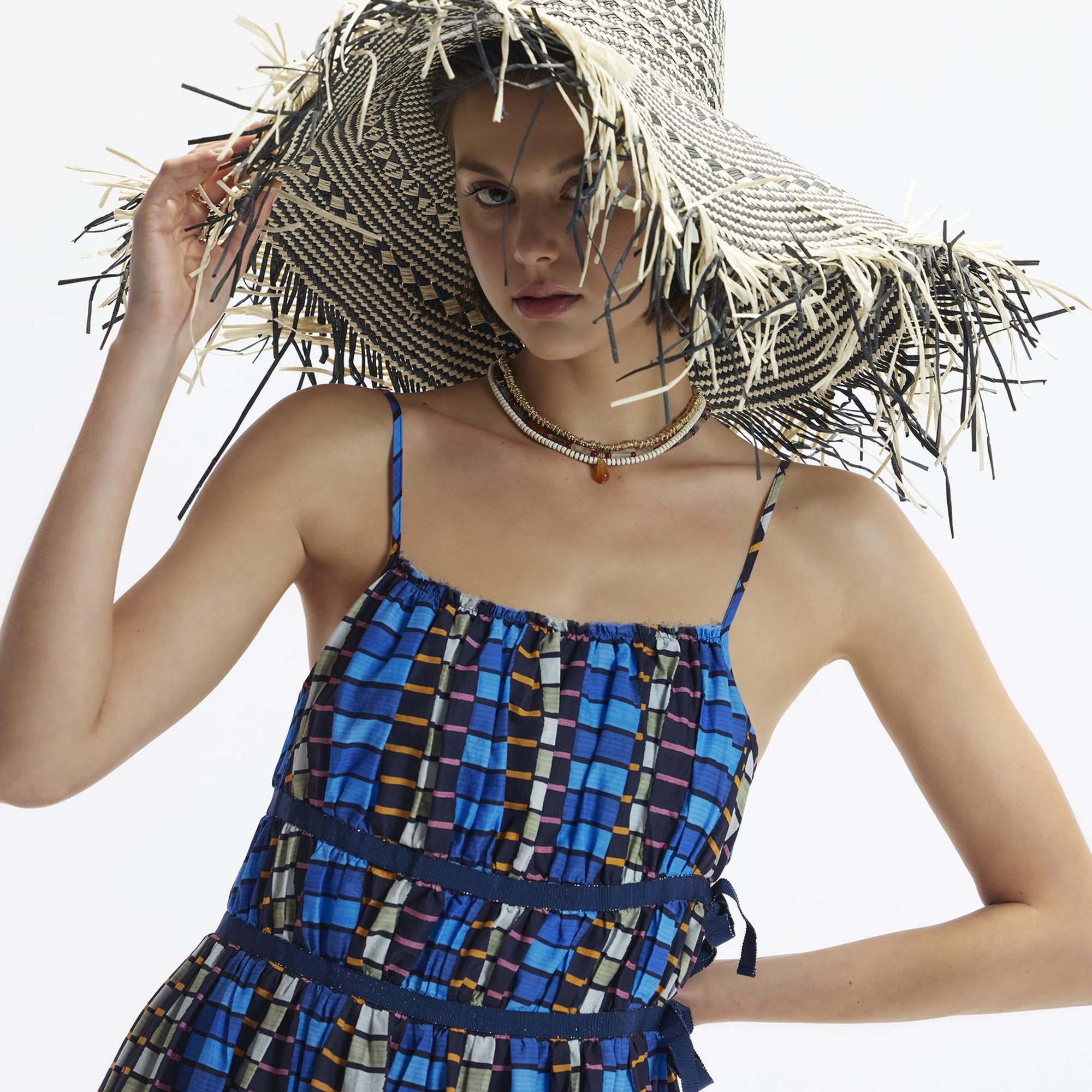 YARGICI Askılı Yanı Bağlama Detaylı Midi Boy Elbise