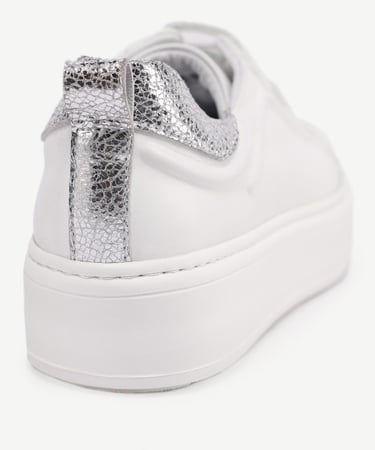  YARGICI Kabartma Detaylı Deri Sneakers