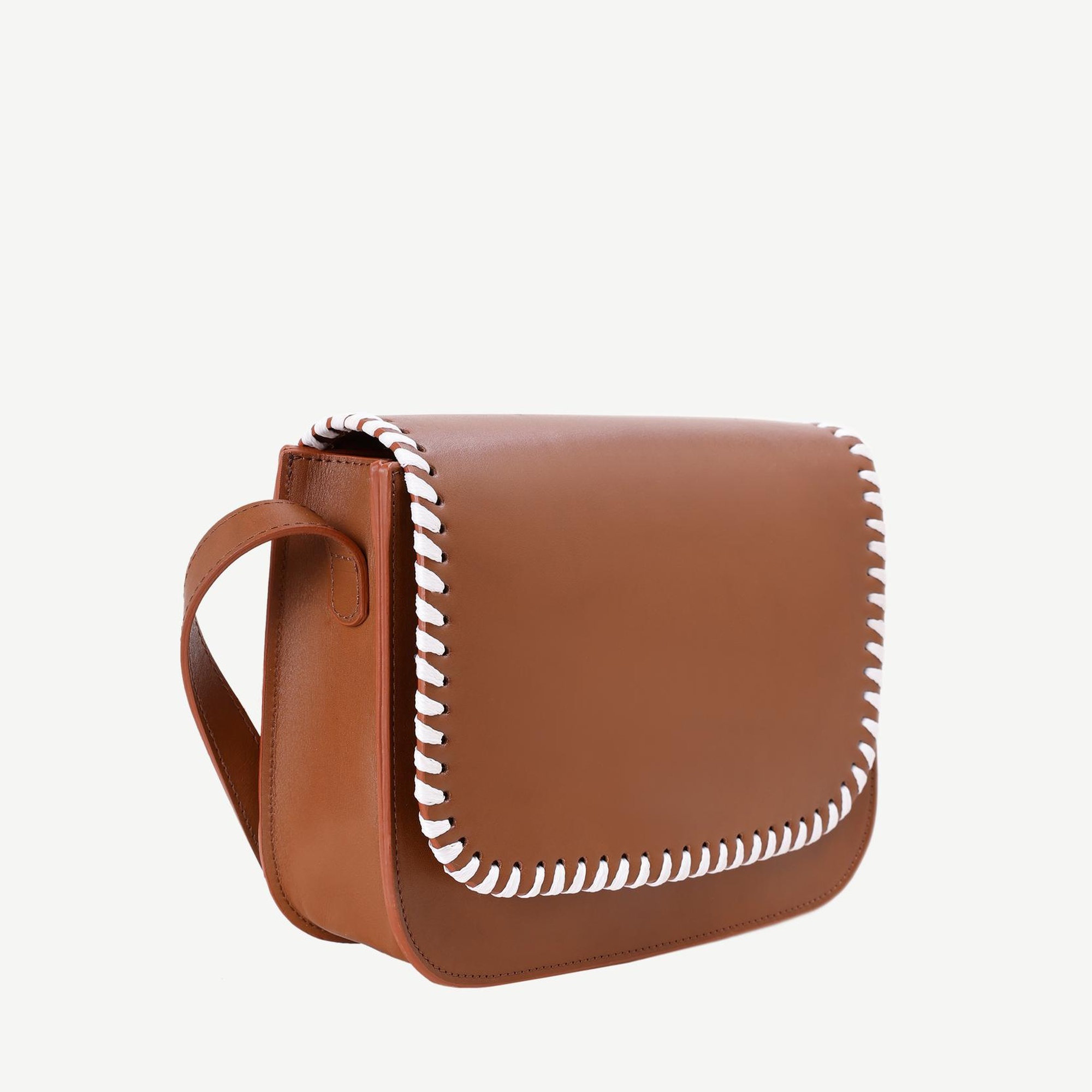 YARGICI Saraç Detaylı Deri Çapraz Çanta