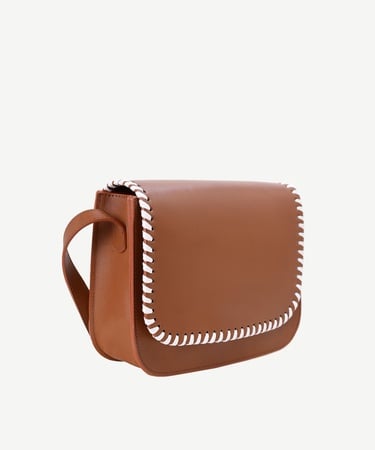  YARGICI Saraç Detaylı Deri Çapraz Çanta