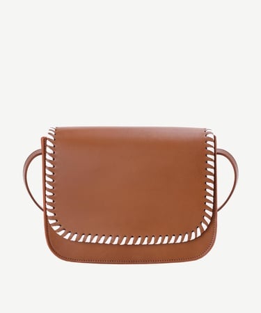  YARGICI Saraç Detaylı Deri Çapraz Çanta