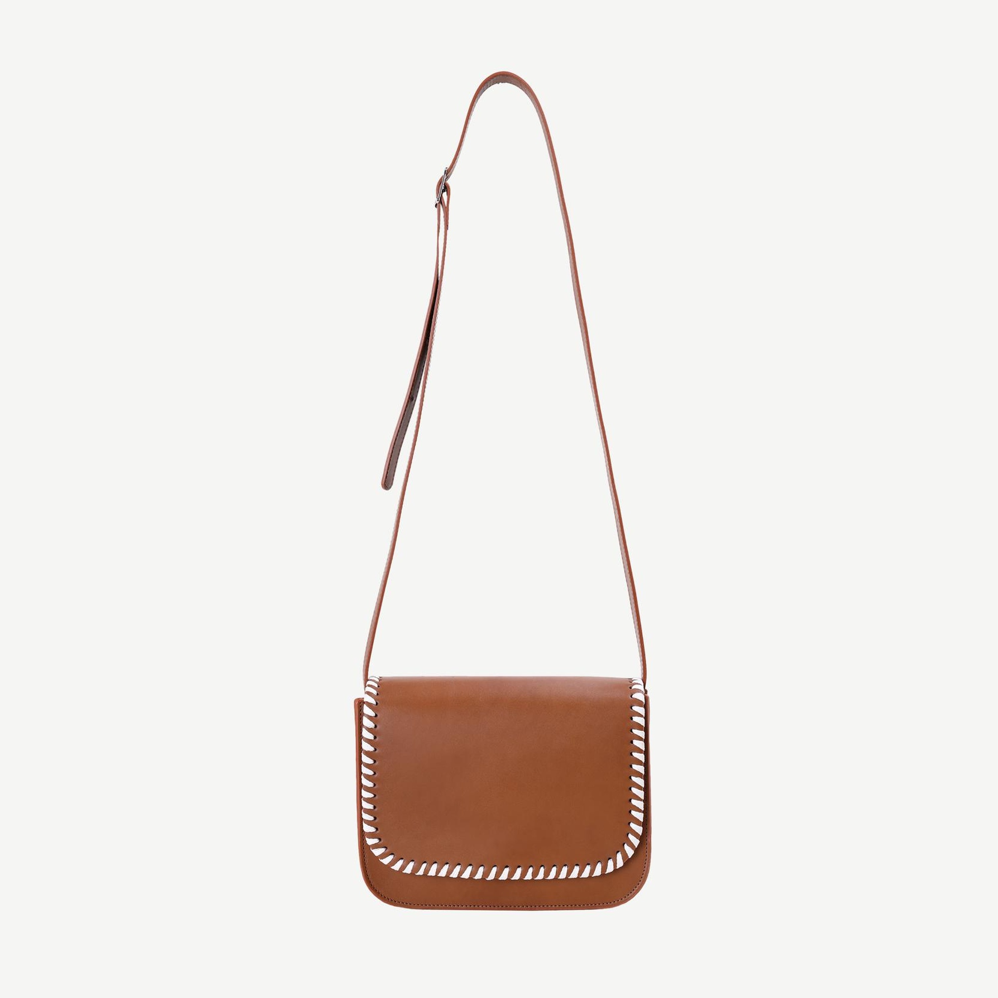 YARGICI Saraç Detaylı Deri Çapraz Çanta