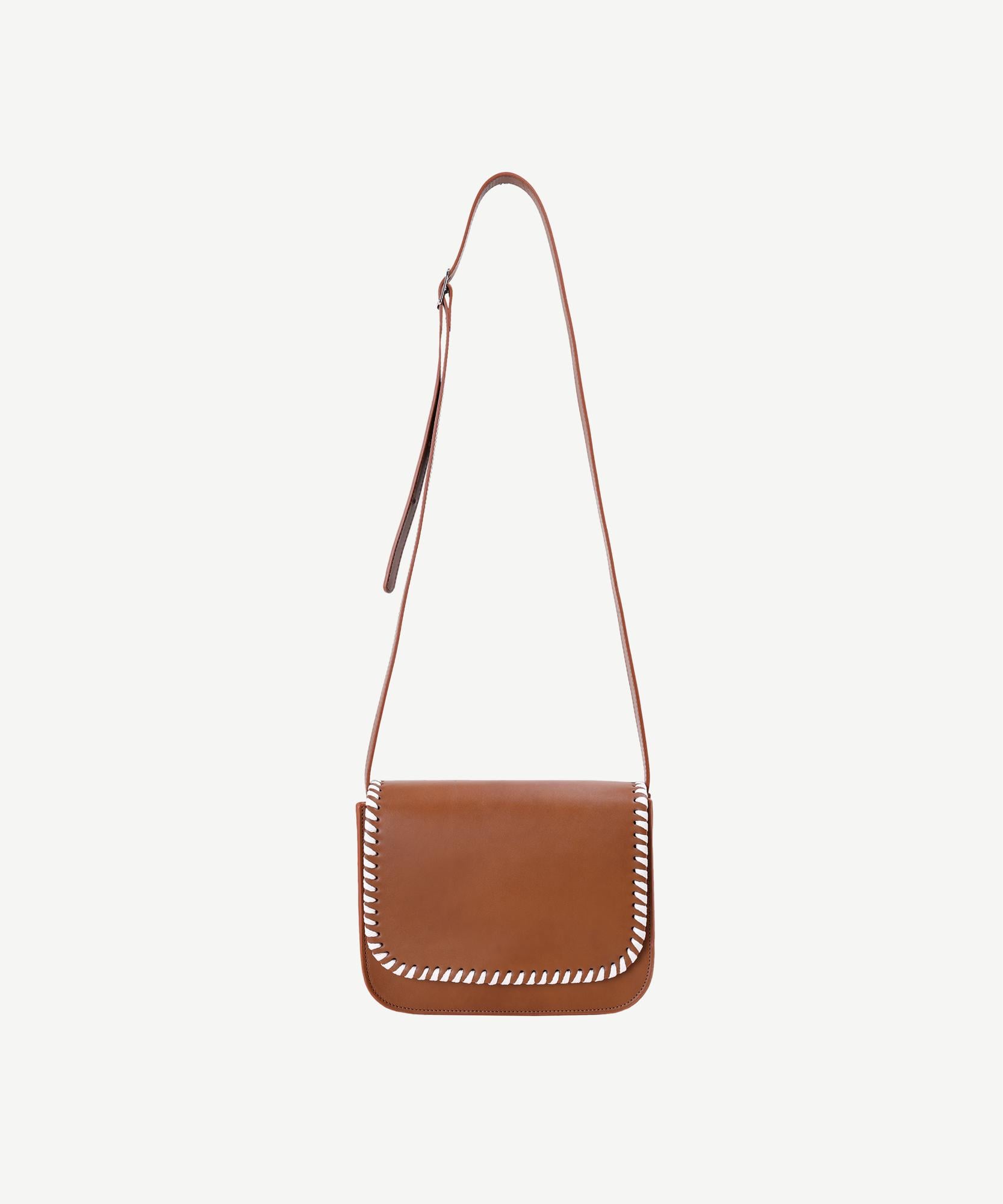  YARGICI Saraç Detaylı Deri Çapraz Çanta