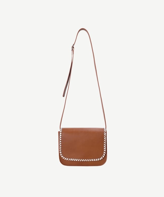  YARGICI Saraç Detaylı Deri Çapraz Çanta