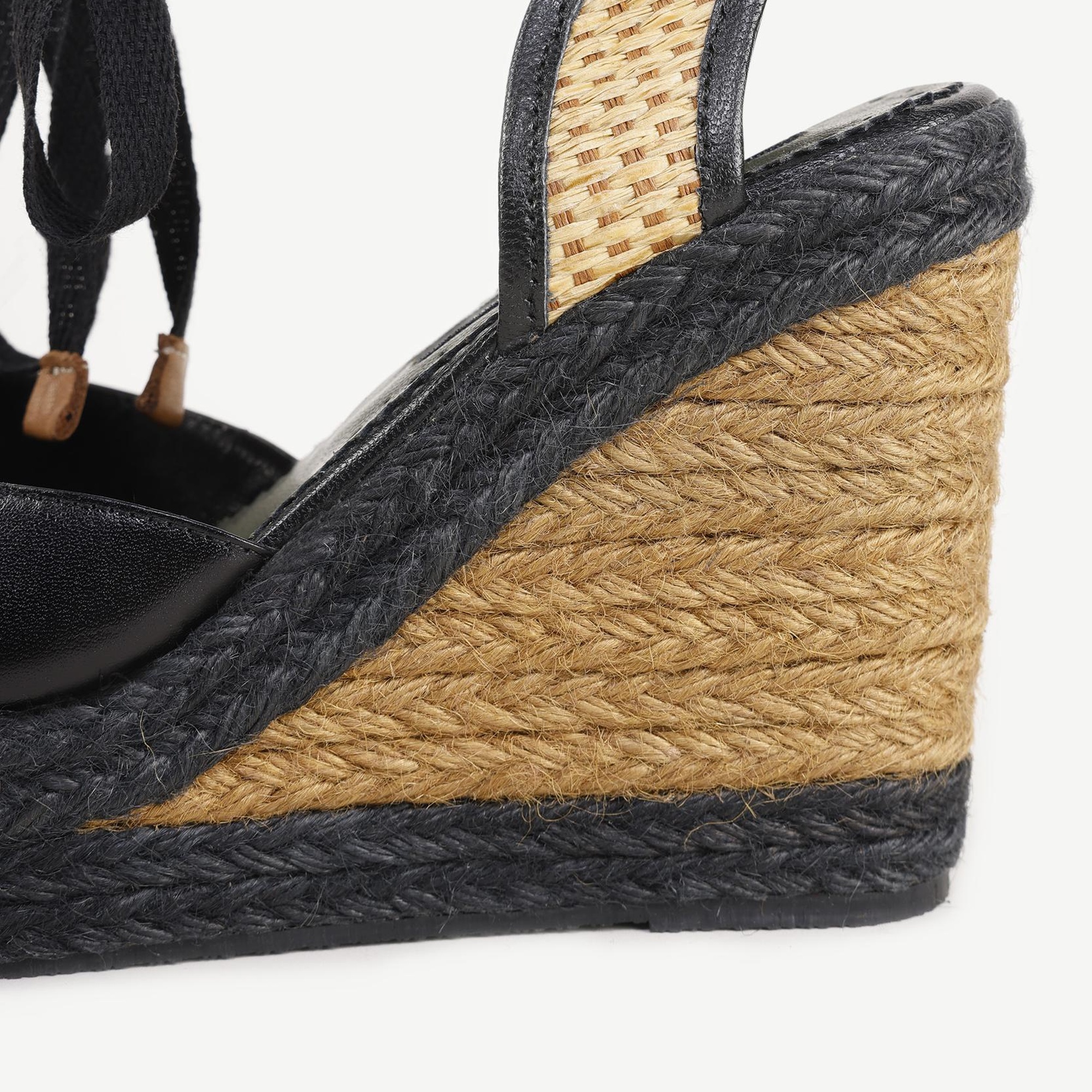 YARGICI Özel Jüt Boyama Deri Espadril