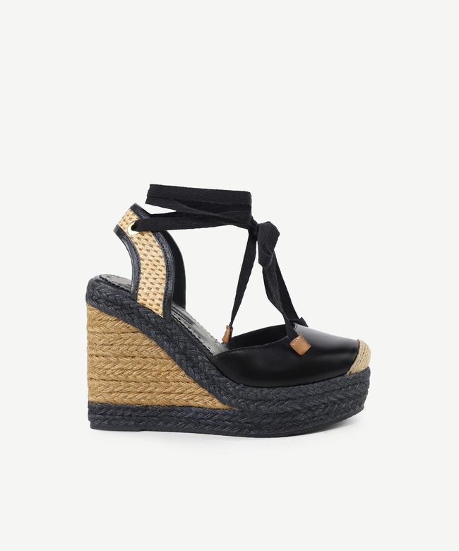  YARGICI Özel Jüt Boyama Deri Espadril