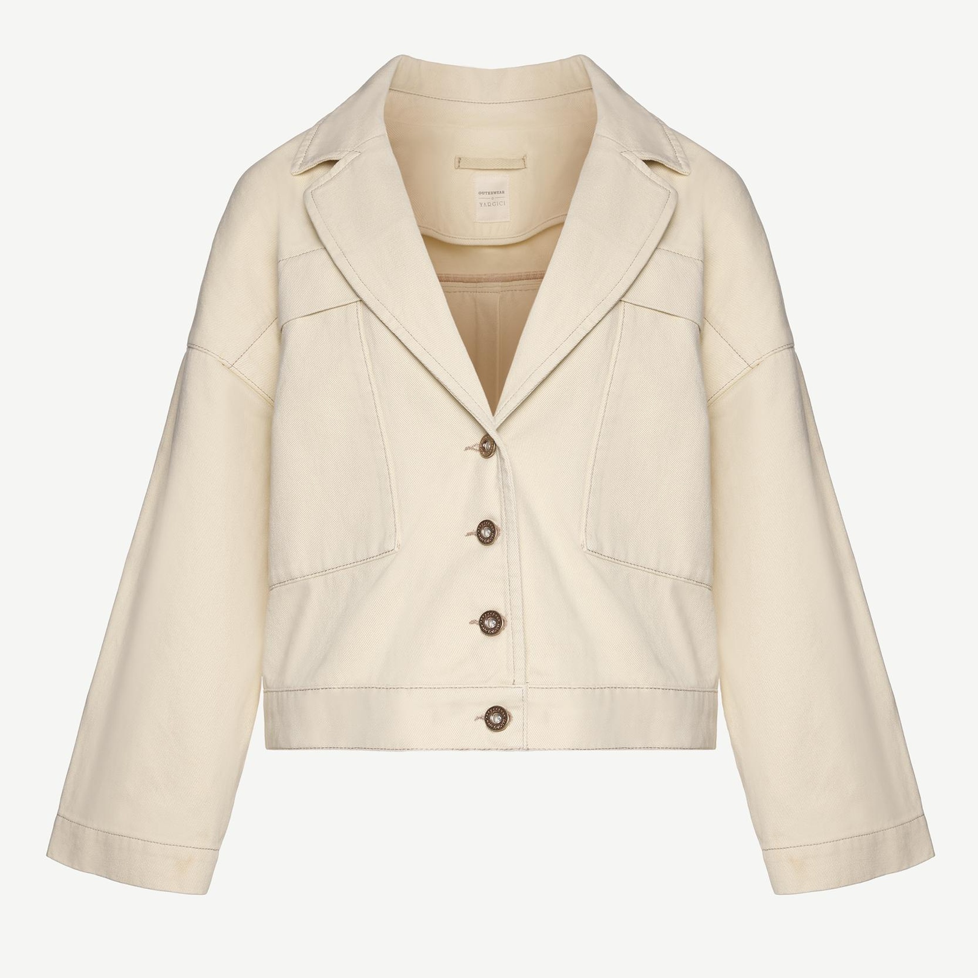 YARGICI Kırlangıç Yaka Denim Ceket