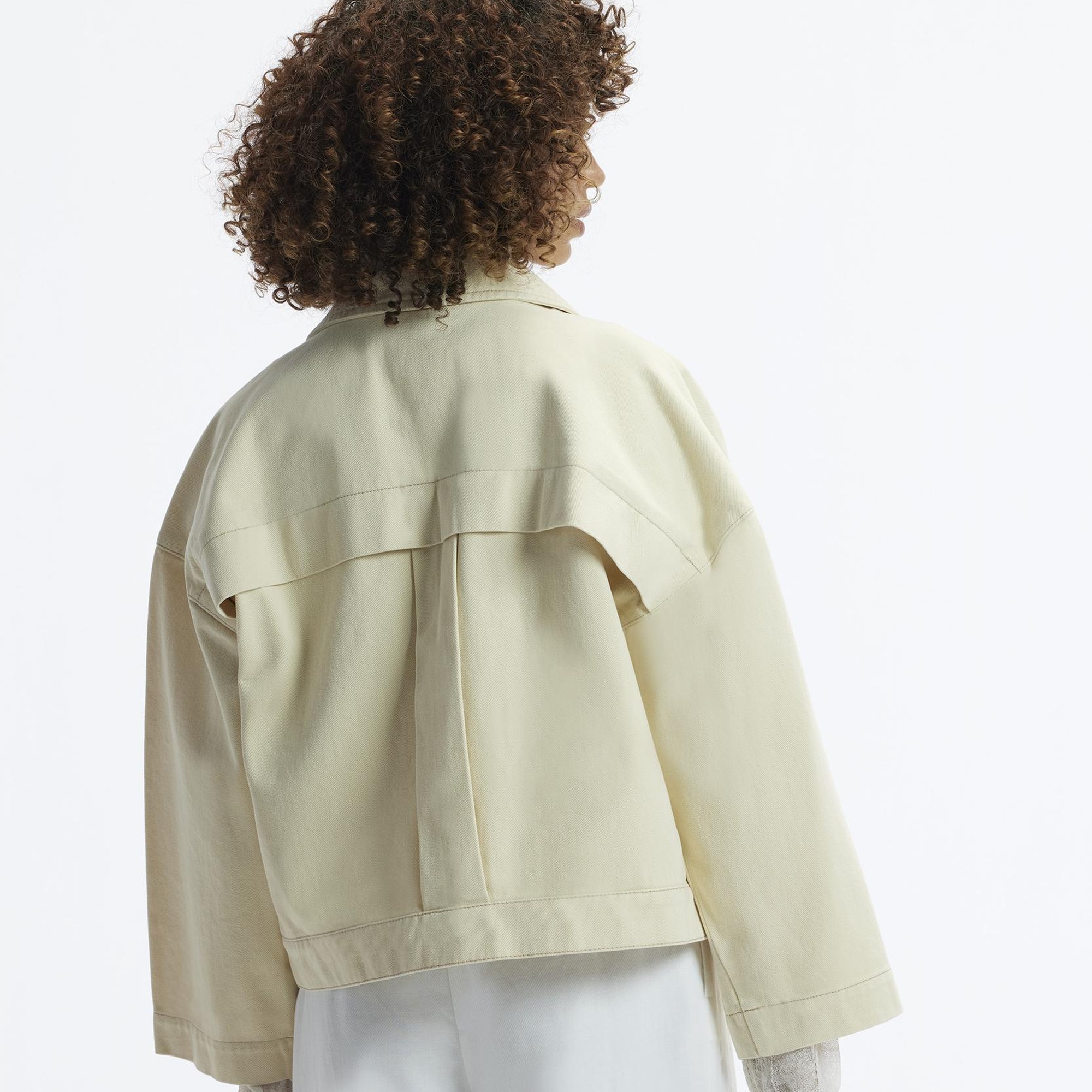 YARGICI Kırlangıç Yaka Denim Ceket