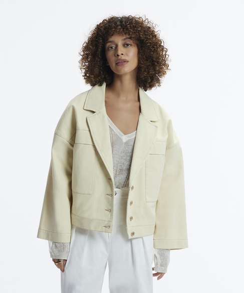  YARGICI Kırlangıç Yaka Denim Ceket