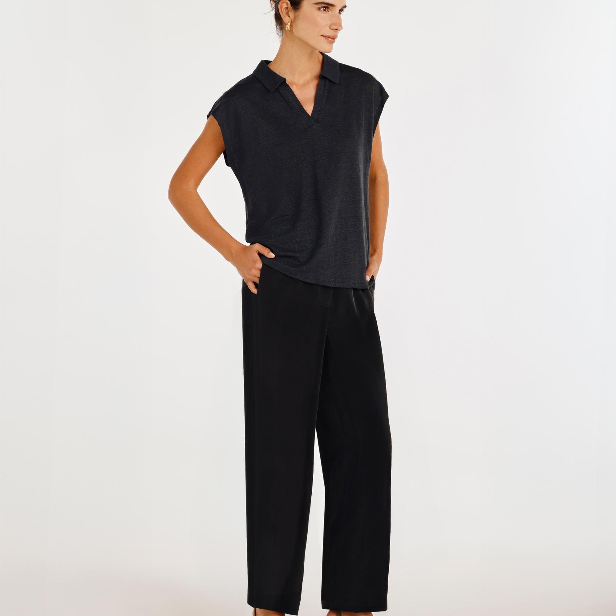 YARGICI Polo Yaka Rahat Kalıp T-shirt