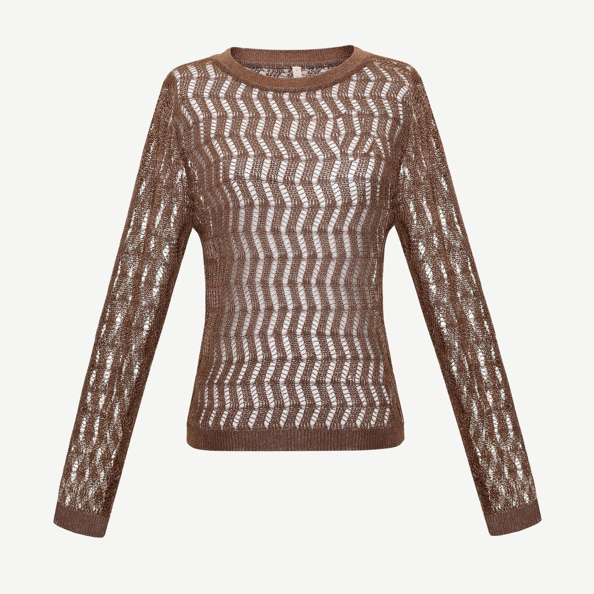 YARGICI Bisiklet Yaka Uzun Kollu Kazak