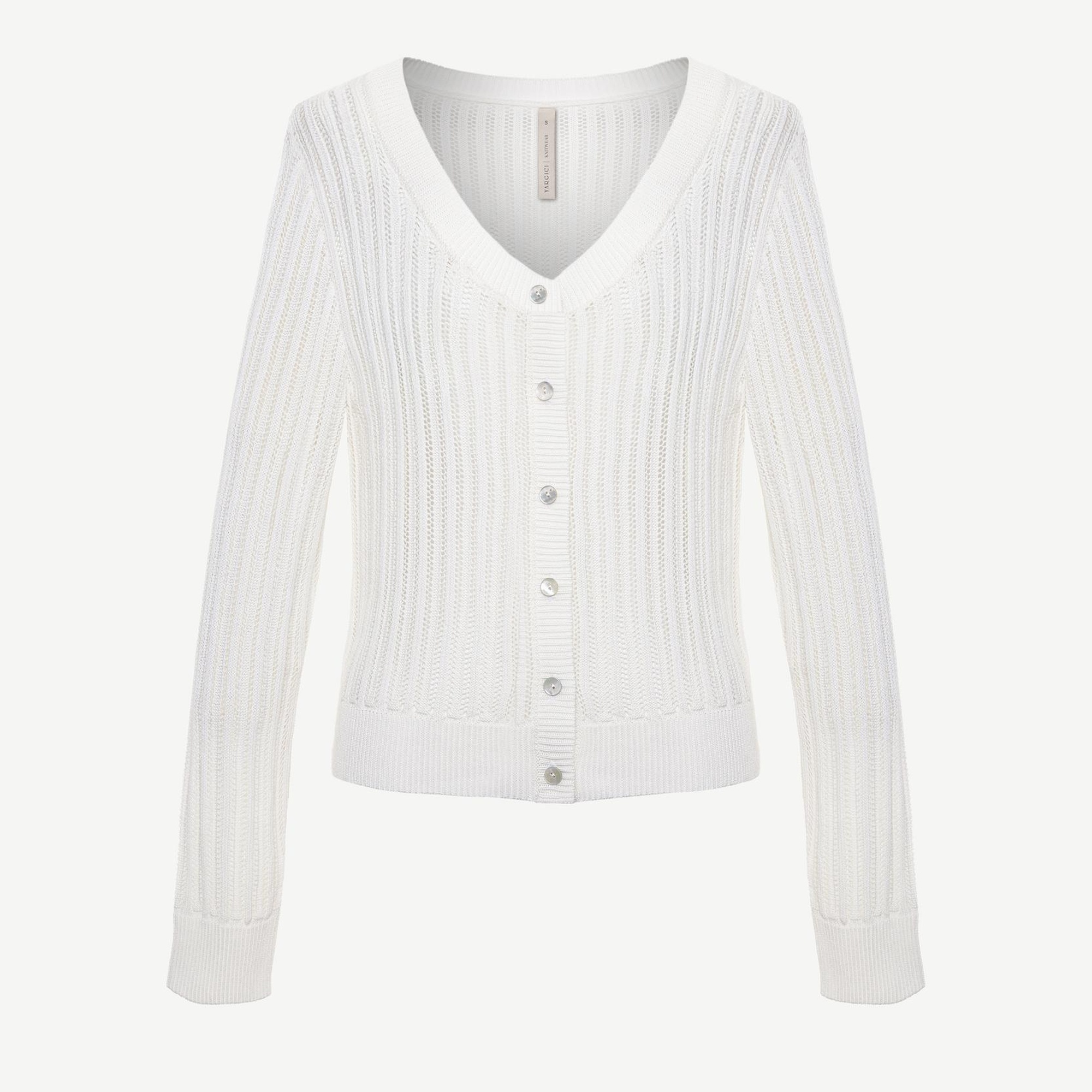 YARGICI V Yaka Uzun Kollu Hırka