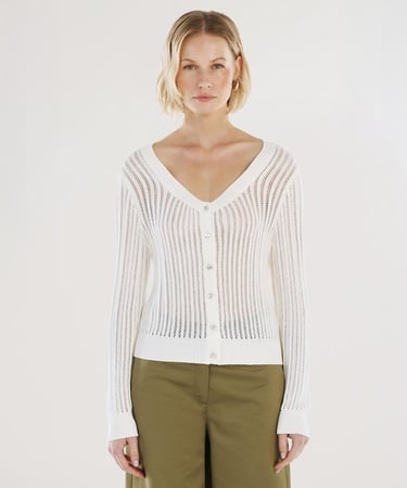  YARGICI V Yaka Uzun Kollu Hırka