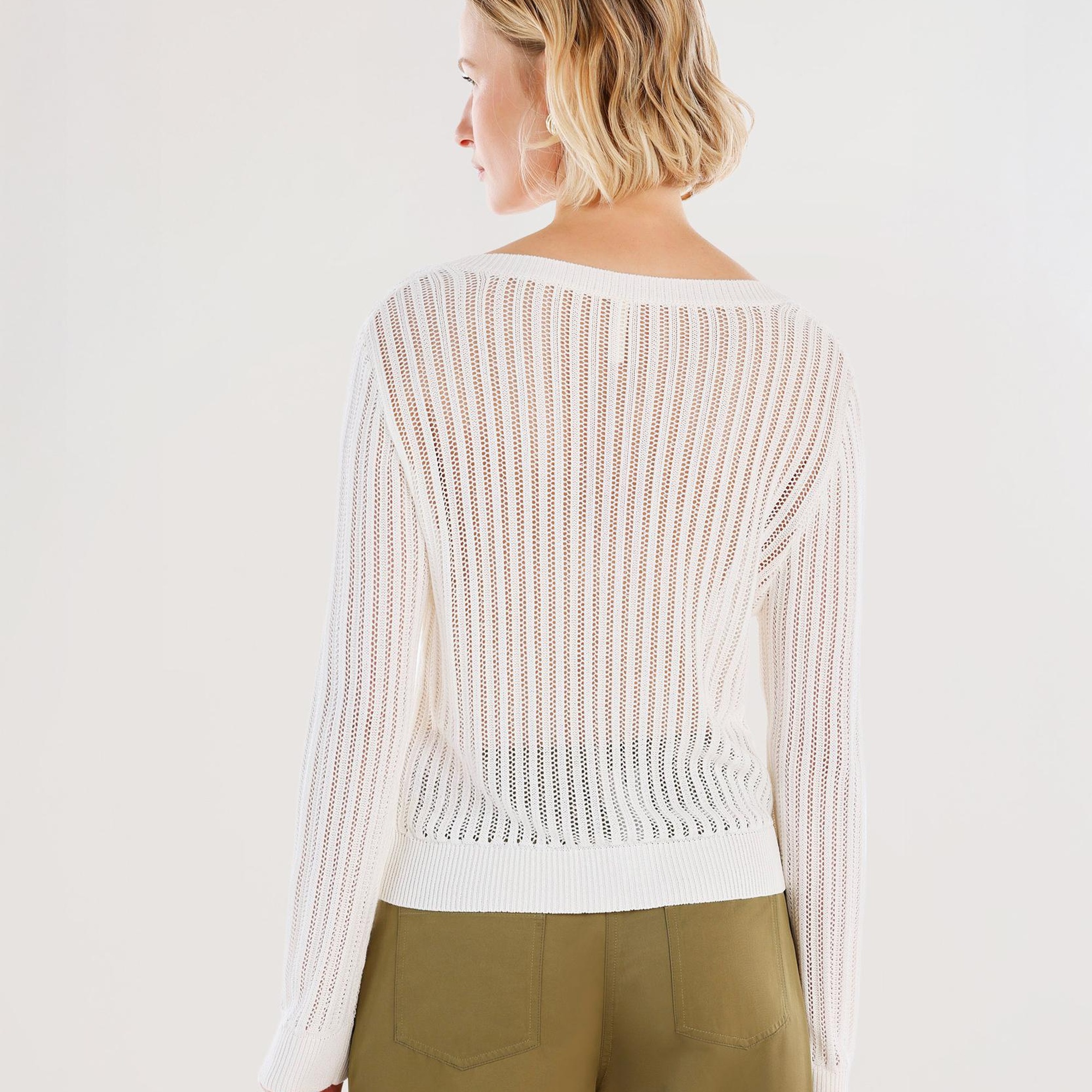 YARGICI V Yaka Uzun Kollu Hırka