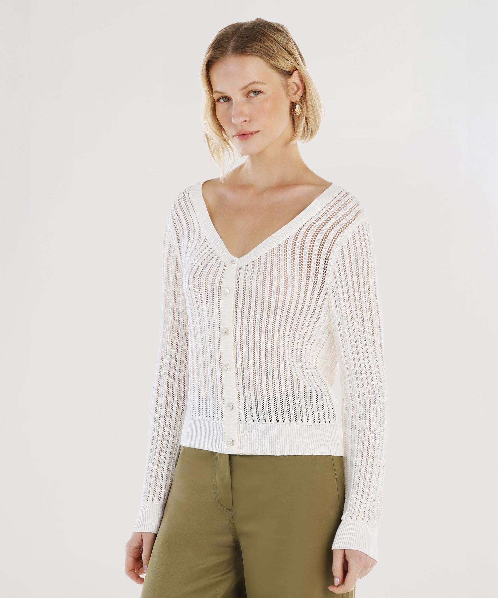  YARGICI V Yaka Uzun Kollu Hırka