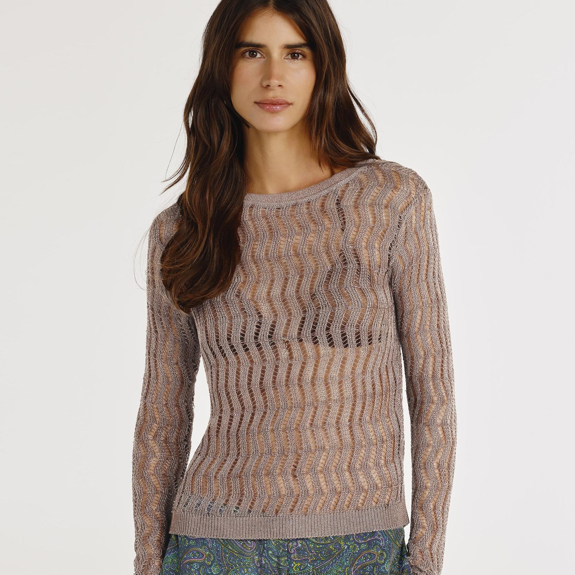 YARGICI Bisiklet Yaka Uzun Kollu Kazak