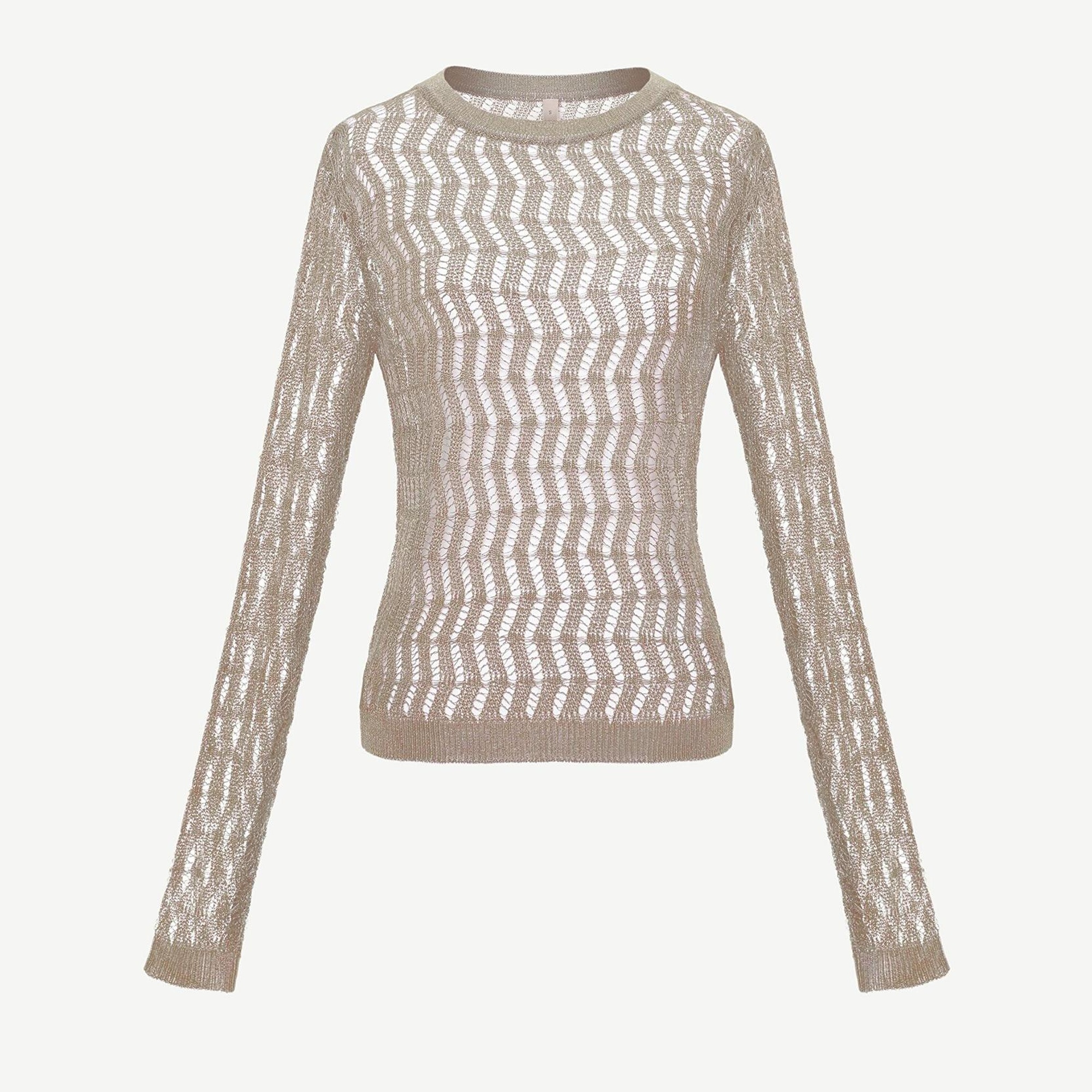 YARGICI Bisiklet Yaka Uzun Kollu Kazak