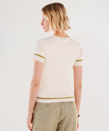  YARGICI Bisiklet Yakalı Kısa Kollu Triko