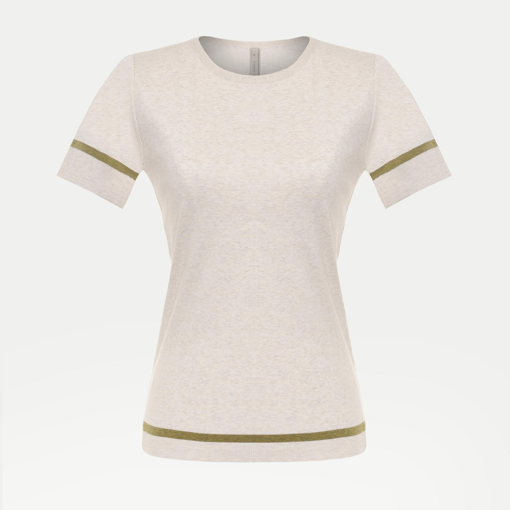 YARGICI Bisiklet Yakalı Kısa Kollu Triko