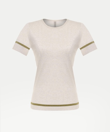  YARGICI Bisiklet Yakalı Kısa Kollu Triko