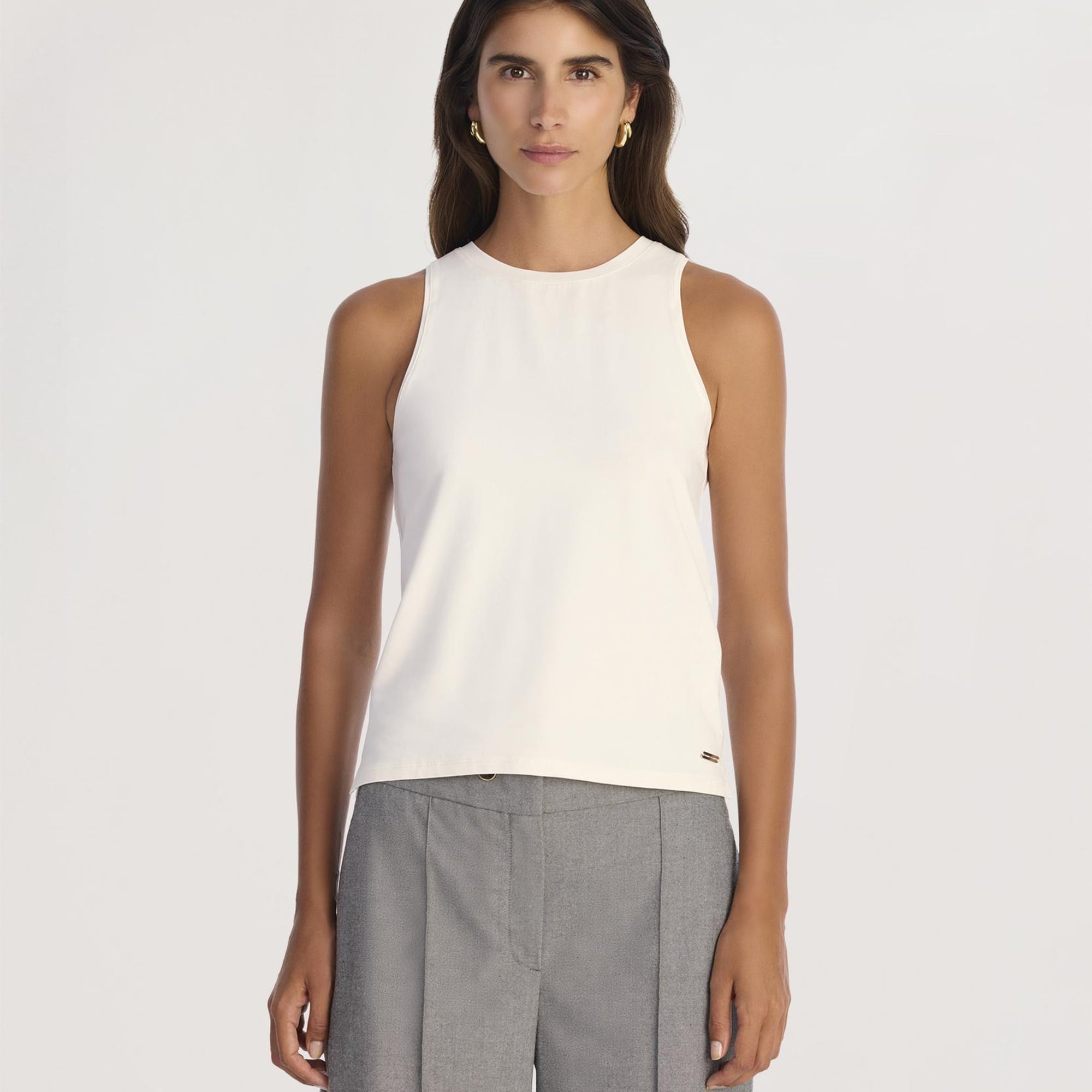 Kolsuz Halter Yaka Tshirt