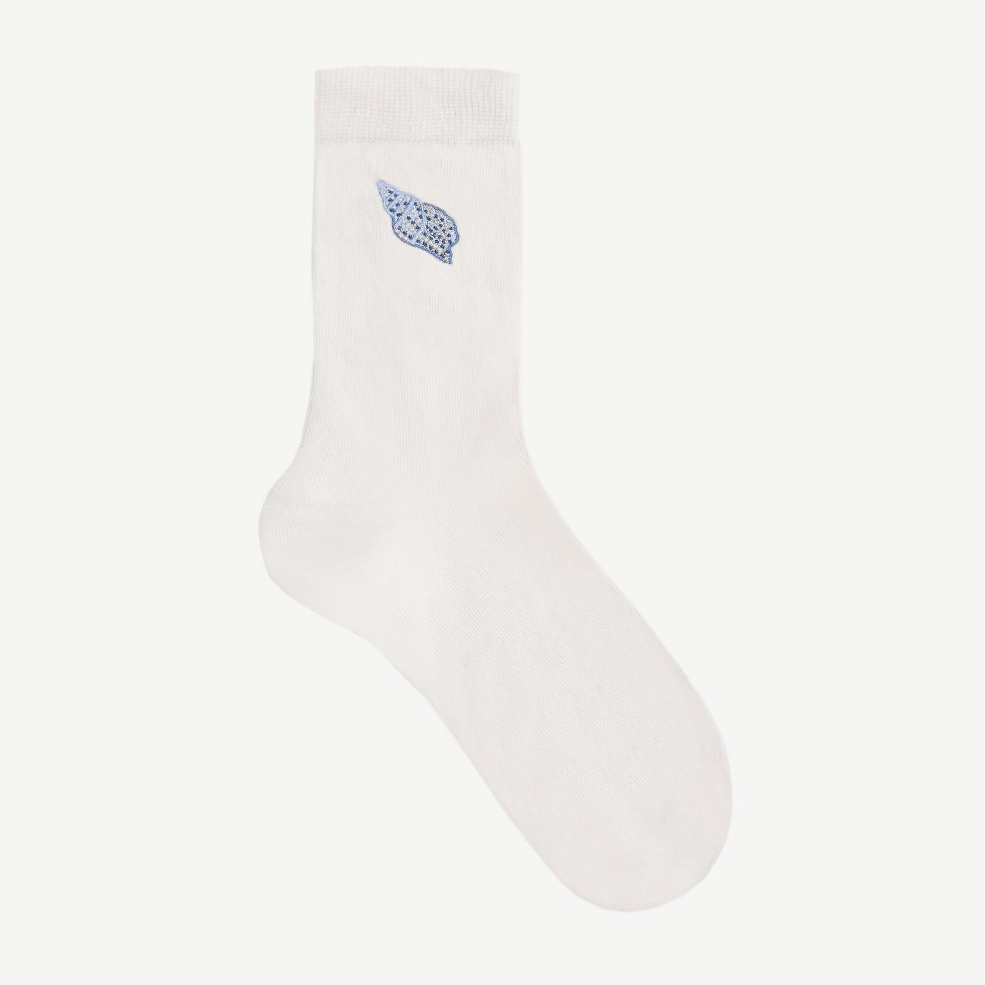 YARGICI Nakış Detaylı Uzun Çorap