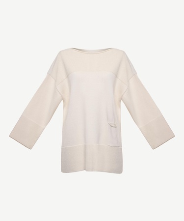  YARGICI Kayık Yaka 3/4 Kollu Triko