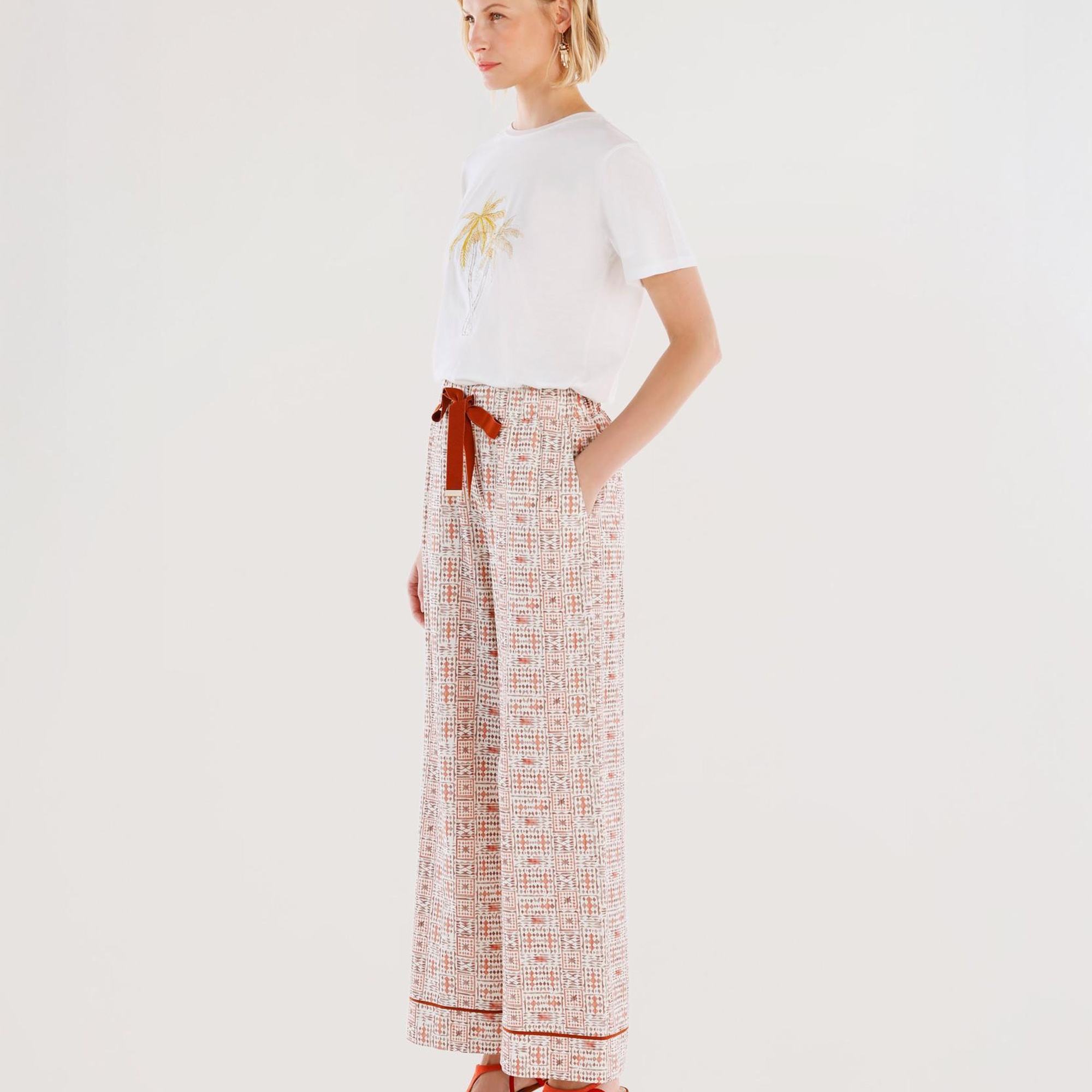 YARGICI Bağlama Detaylı Pantolon