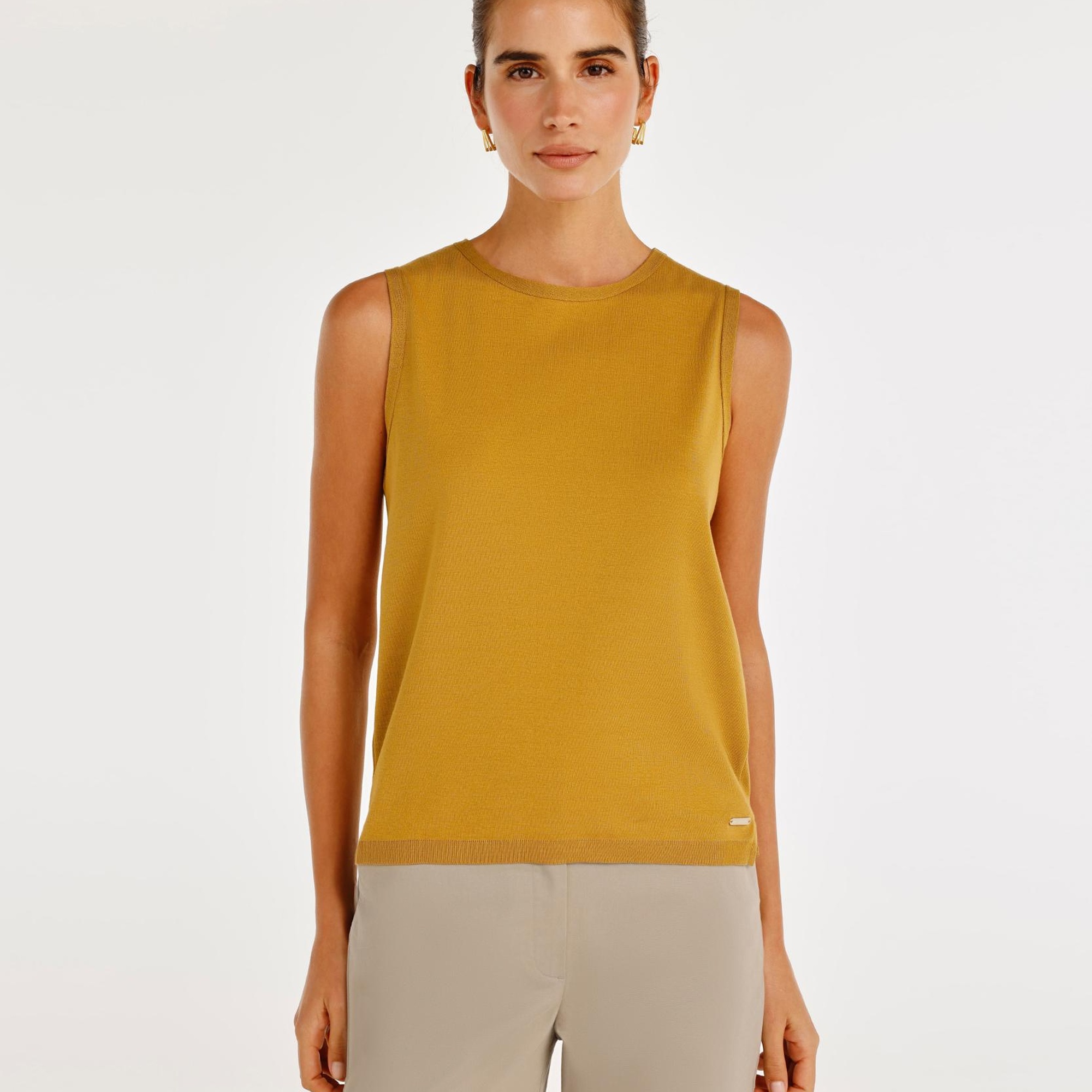 YARGICI Kolsuz Bisiklet Yaka Triko