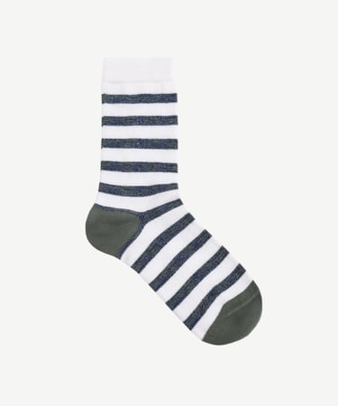  YARGICI Çizgi Desenli Uzun Çorap
