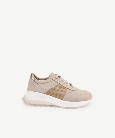  YARGICI File Detaylı Deri Sneakers