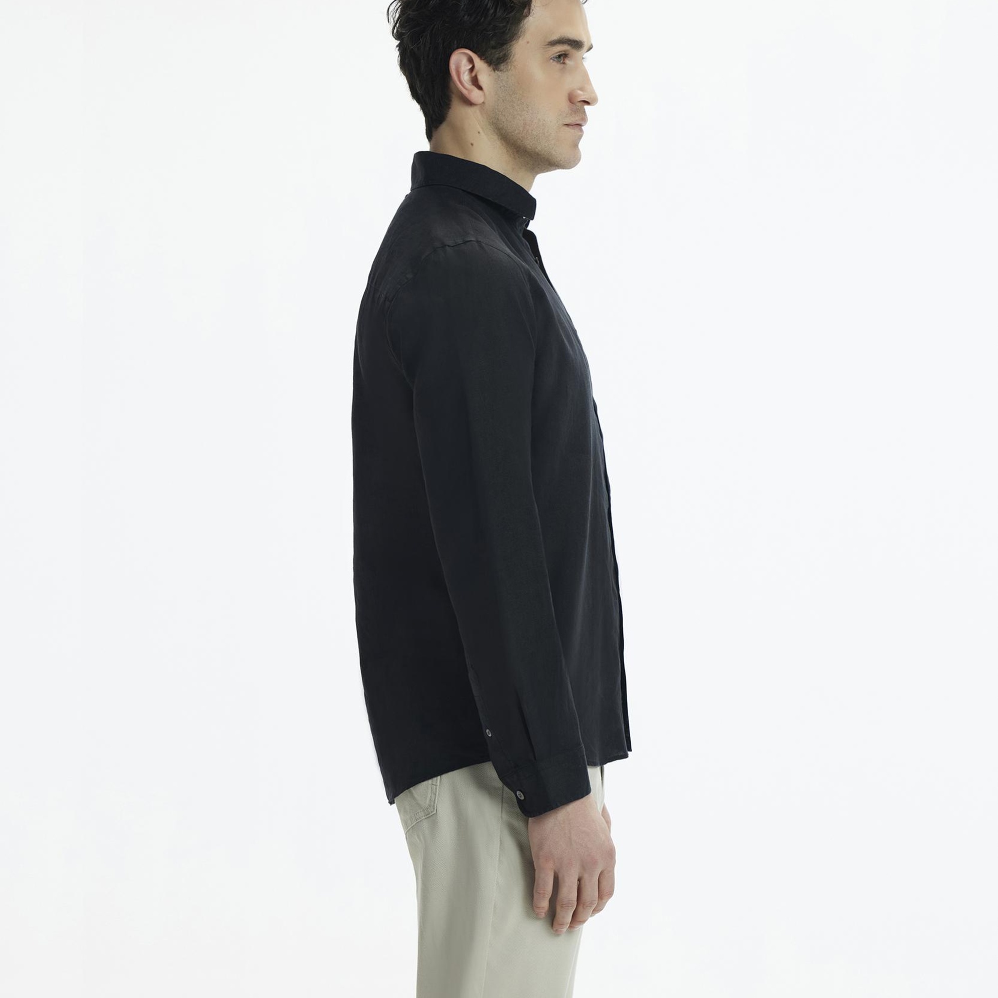 YARGICI Erkek Uzun Kollu Yaka Düğmeli Spor Gömlek